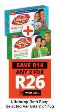 Checkers Lifebuoy Bath Soap offer