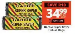 Checkers Garbie Super Saver Refuse Bags offer