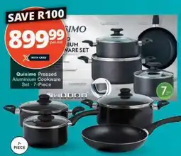 Checkers Quisimo Pressed Aluminium Cookware Set offer