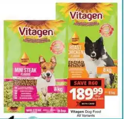 Checkers Vitagen Dog Food offer