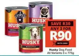 Checkers Husky Dog Food offer