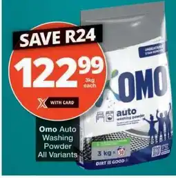 Checkers Omo Auto Washing Powder offer