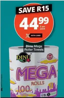 Checkers Dinu Mega Roller Towels offer