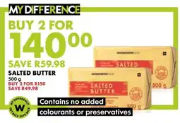 Woolworths Salted Butter offer