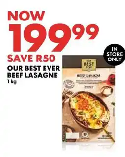 Woolworths Our Best Ever Beef Lasagne offer