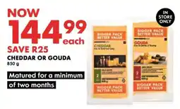 Woolworths CHEDDAR OR GOUDA offer