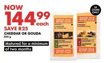 Woolworths CHEDDAR OR GOUDA offer