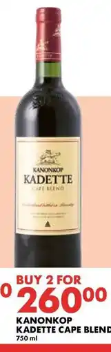 Woolworths KANONKOP KADETTE CAPE BLEND offer