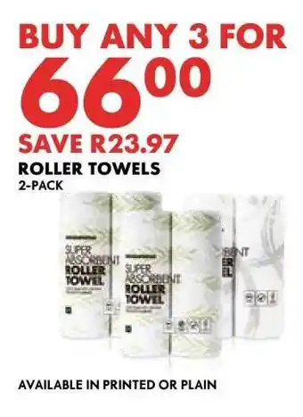 Woolworths Roller Towels 2-Pack offer