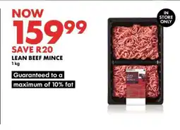 Woolworths Lean Beef Mince offer