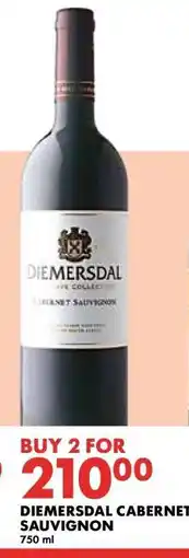 Woolworths DIEMERSDAL CABERNET SAUVIGNON offer