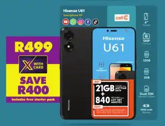Shoprite Hisense U61 offer