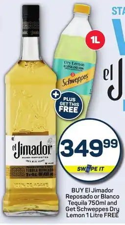 Pick n Pay Liquor El Jimador Reposado or Blanco Tequila offer