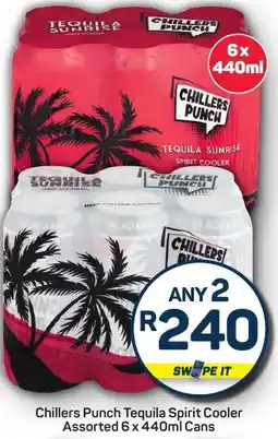 Pick n Pay Liquor Chillers Punch Tequila Spirit Cooler Assorted Cans offer