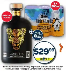 Pick n Pay Liquor Leonista Blanco, Honey Reposado or Black offer