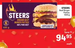 Makro STEERS Beef Burger Patties offer