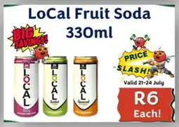 Foodeez LoCal Fruit Soda offer