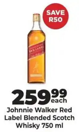 Diamond Discount Liquor Johnnie Walker Red Label Blended Scotch Whisky offer