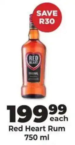Diamond Discount Liquor Red Heart Rum offer
