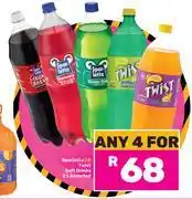 Game Sparletta Or Twist Soft Drinks Assorted-For 4 x 2L offer