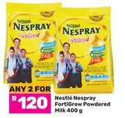 Game Nestle Nespray Forti Grow Powdered Milk-For 2 x 400g offer