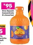 Game Oros Squash Concentrate Assorted-5L Each offer