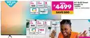 Game TCL 43 (109cm) QLED Smart Google TV 43S5K offer