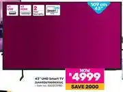 Game Samsung 43 (109cm) UHD Smart TV UA43DU7000KXXA offer