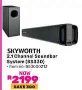 Game Skyworth 2.1 Channel Soundbar System SS330 offer