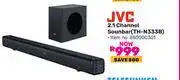 Game JVC 2.1 Channel Soundbar TH-N333B offer