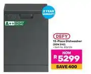 Game Defy 13 Place Dishwasher DDW 242 offer