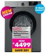 Game Defy 6Kg Front Loader Washing Machine DAW392 offer