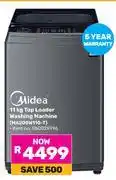 Game Midea 11Kg Top Loader Washing Machine MA200W110-T offer