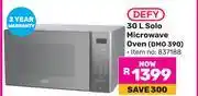 Game Defy 30L Solo Microwave Oven DMO 390 offer
