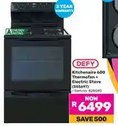 Game Defy Kitchenaire 600 Thermofan+ Electric Stove DSS697 offer