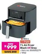 Game Milex 7L Air Fryer Black Or Grey offer