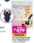 Game The Soft Beginnings 3 In 1 Baby Carrier-Each offer