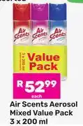 Game Air Scents Aerosol Mixed Value Pack-3 x 200ml offer