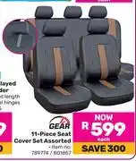 Game 1st Gear 11 Piece Seat Cover Set Assorted-Each offer