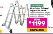 Game Steady Step Aluminium Splayed Leg Multi Ladder offer