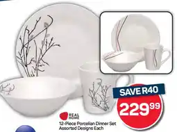 Pick n Pay Hypermarket Real Home Porcelian Dinner Set offer