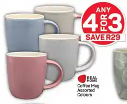Pick n Pay Hypermarket Real Home Coffee Mug Assorted Colours offer