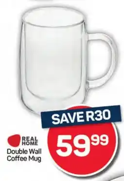 Pick n Pay Hypermarket Real Home Double Wall Coffee Mug offer