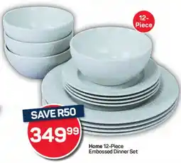 Pick n Pay Hypermarket Home Embossed Dinner Set offer