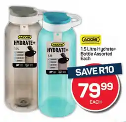 Pick n Pay Hypermarket ADDIS Hydrate+ Bottle Assorted Each offer
