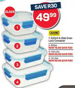 Pick n Pay Hypermarket ADDIS 4-Side Oven Lock Container offer