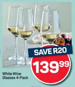 Pick n Pay Hypermarket White Wine Glasses offer