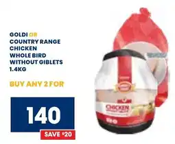 Econo Foods Goldi or country range chicken whole bird without giblets offer