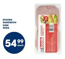 Econo Foods Efoods sandwich ham offer