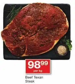 Checkers Beef Texan Steak offer